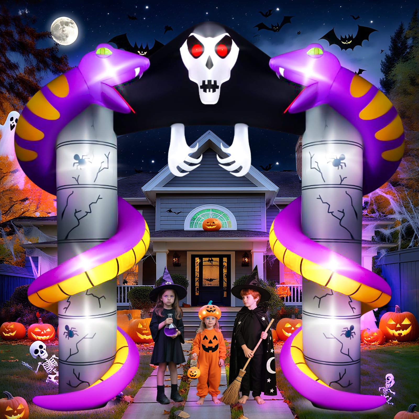 Kalolary Arco Gonfiabile Halloween 10 Piedi