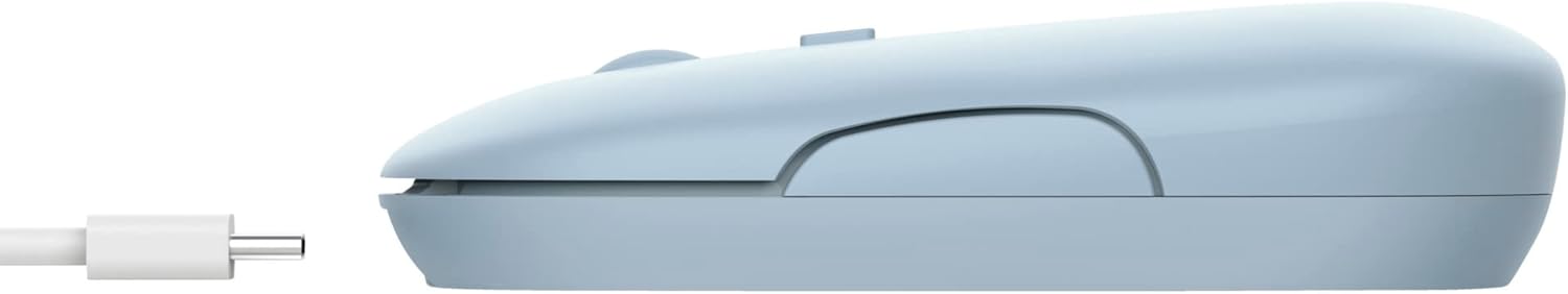 Trust Puck Mouse Wireless Ricaricabile, Blu - immagine 11