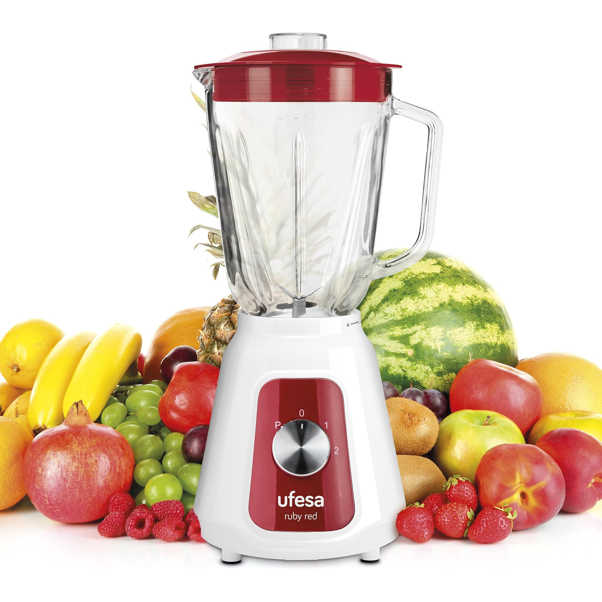 Ufesa BS4717 RUBY RED Frullatore da Tavolo 500W
