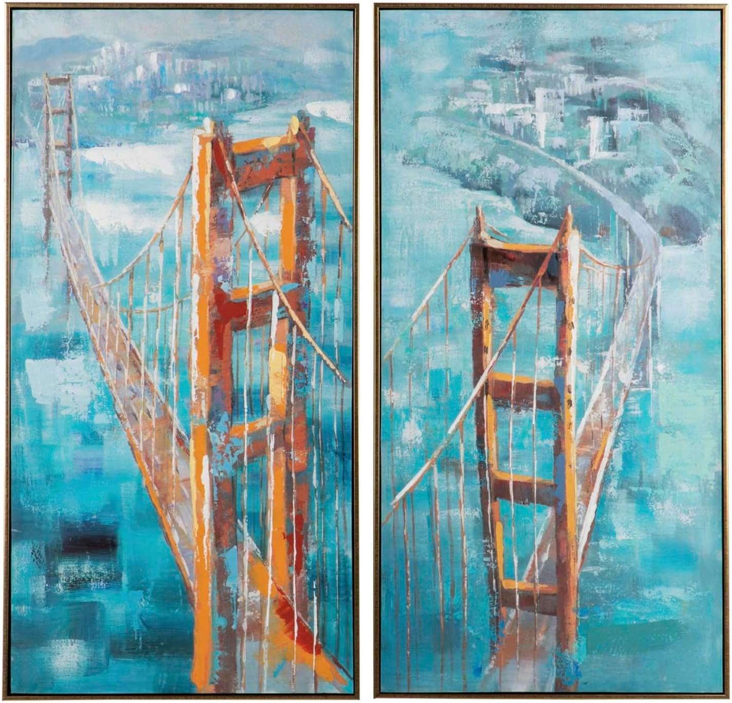 CONSOLA METAL BAMBU BEIGE MARRON 100x32x81 CM - immagine 6