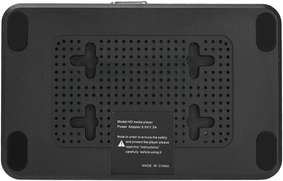 Mini Lettore Multimediale Full HD 1080P con Telecomando, Nero - immagine 6