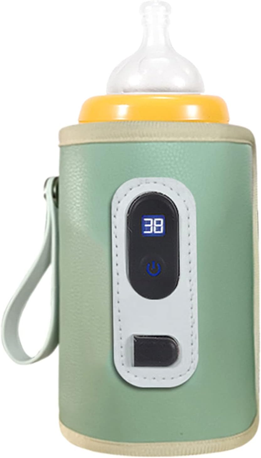 CHICIRIS Scaldabiberon USB con Schermo LCD, Verde - immagine 1