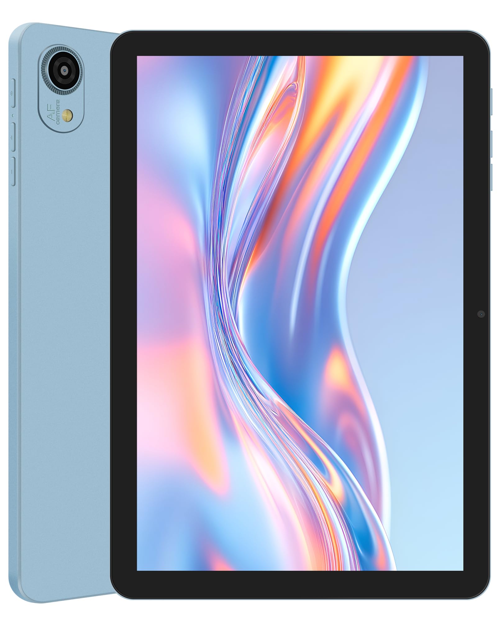 Tablet Android da 10 Pollici, Doppia Fotocamera, WiFi, Bluetooth, Blu