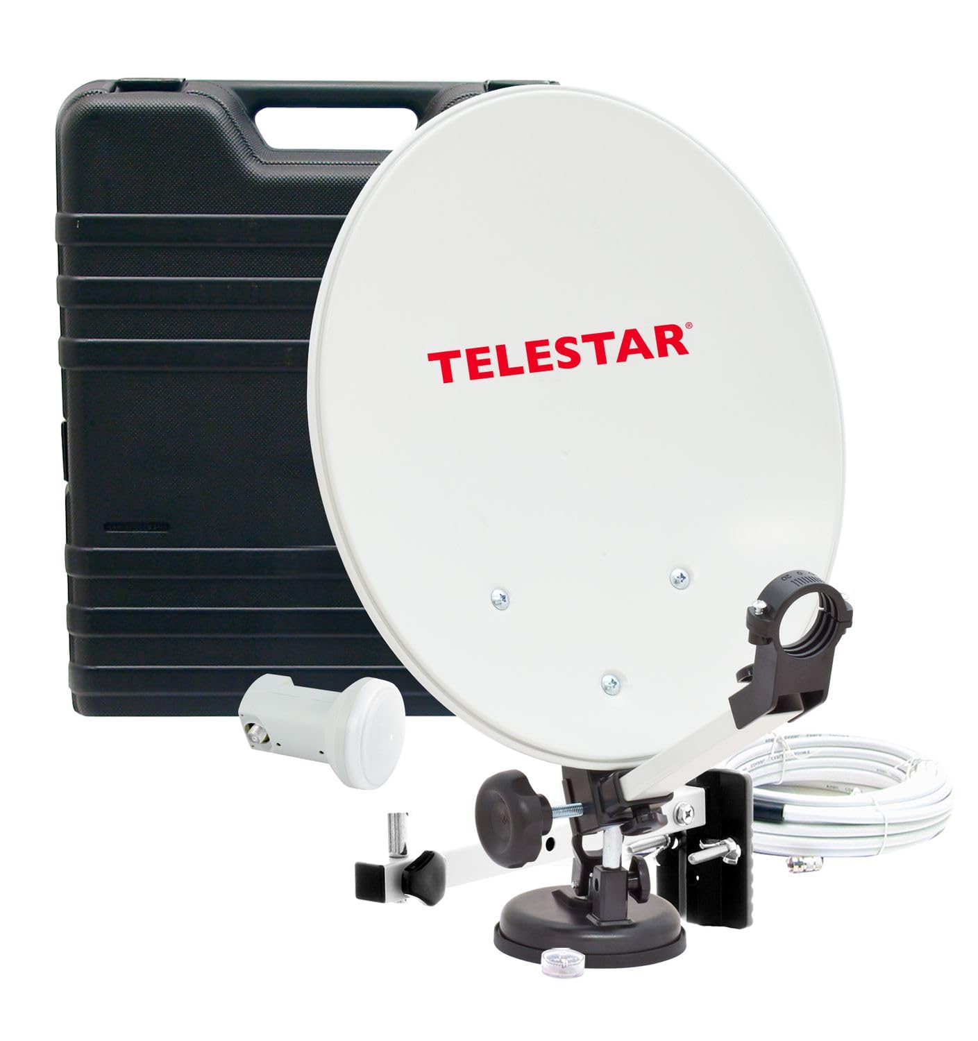 Telestar 35 Parabola satellitare da campeggio, Bianco, 35 cm (13.7 pollici)