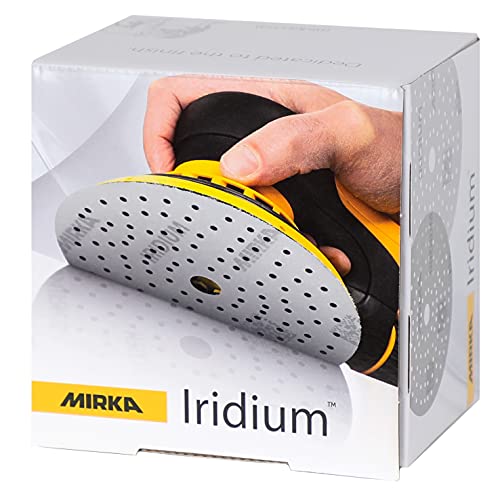 Mirka Iridium Premium Carta Abrasiva Ø 150 mm, Grana 600