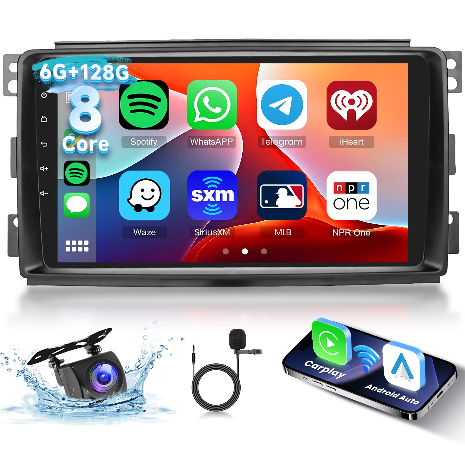 Hodozzy Autoradio Android 9" per Mercedes Benz Smart Fortwo