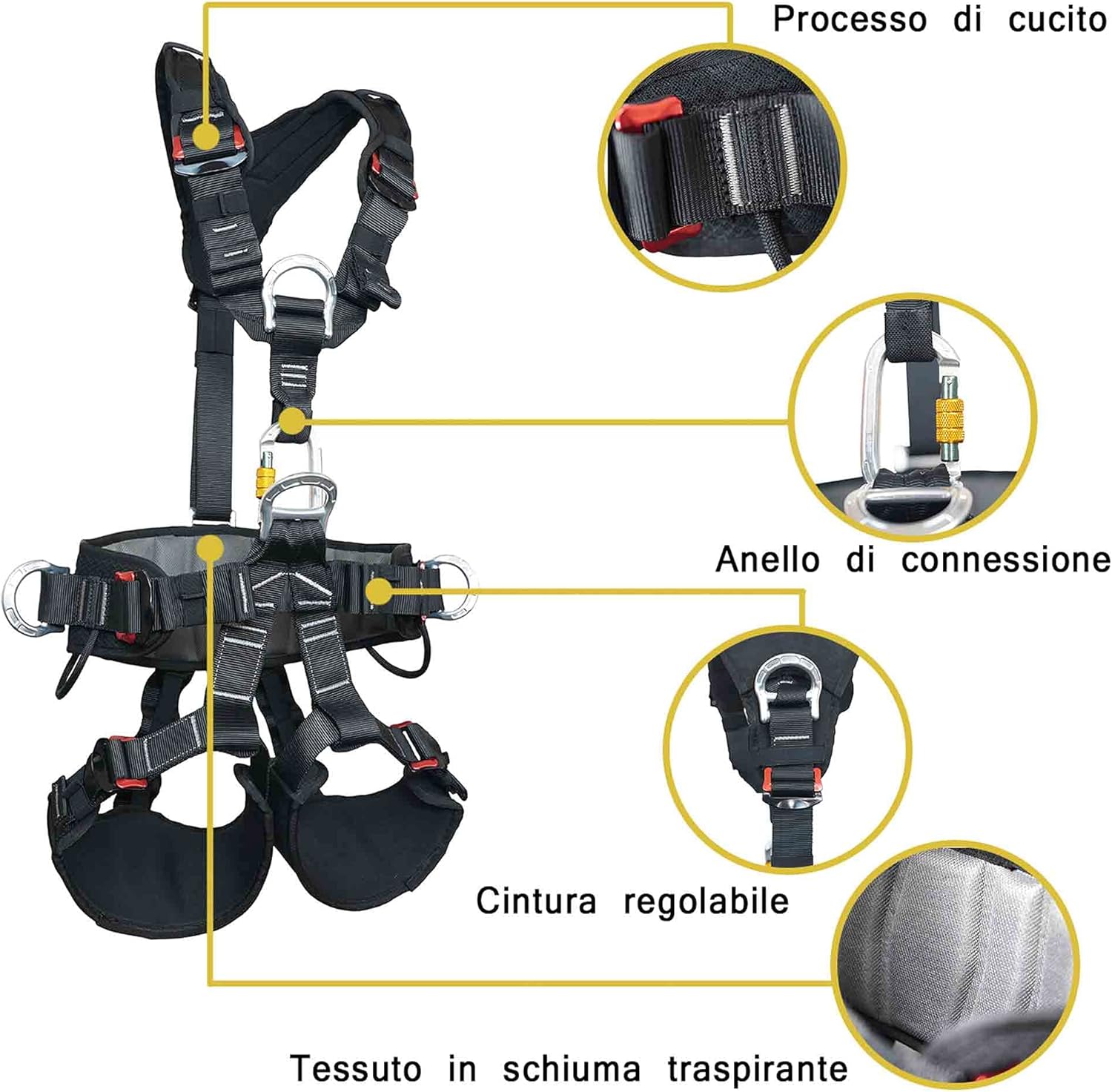 Sob Imbracatura Anticaduta Kit Protezione, Certificato CE - immagine 2