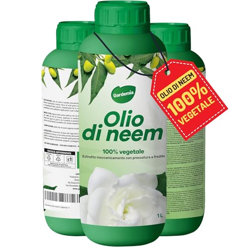 Gardemia Olio di Neem per Piante 1 Litro 100% Vegetale