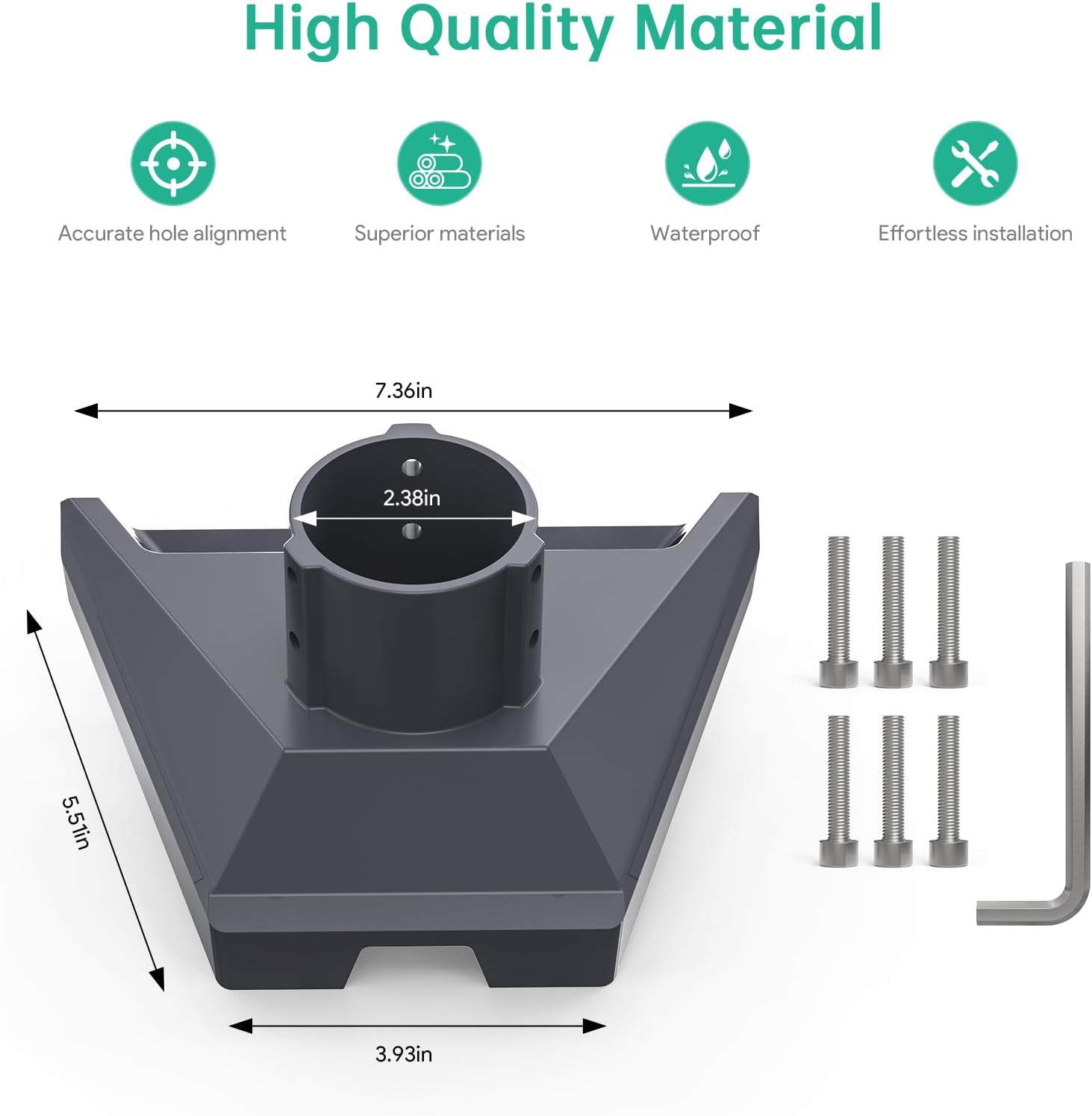 Xlttywl Starlink Gen3 Adattatore per Tubo - immagine 2