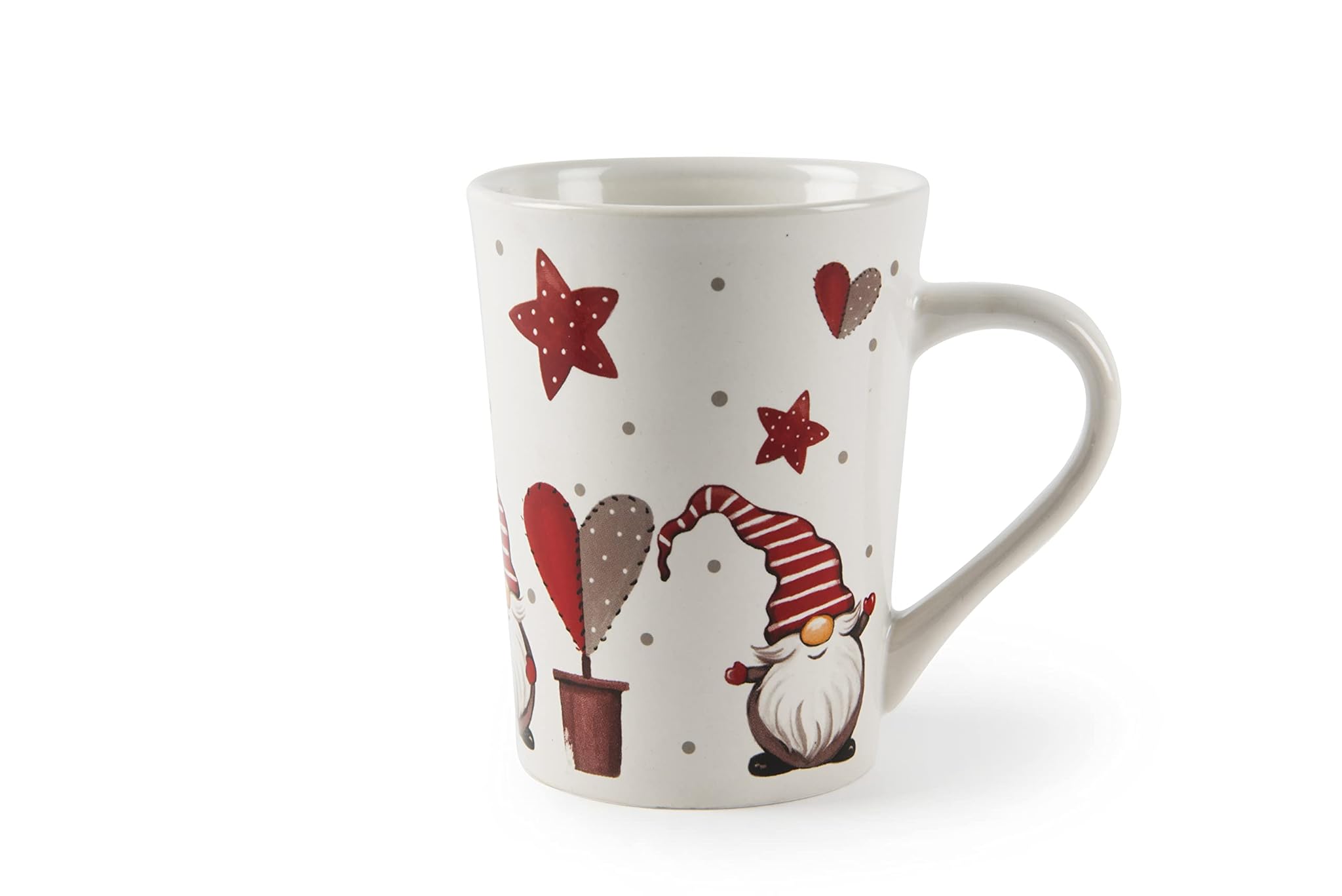 Excelsa, Set 4 Mug Gnomo, Cl.38, Stoneware