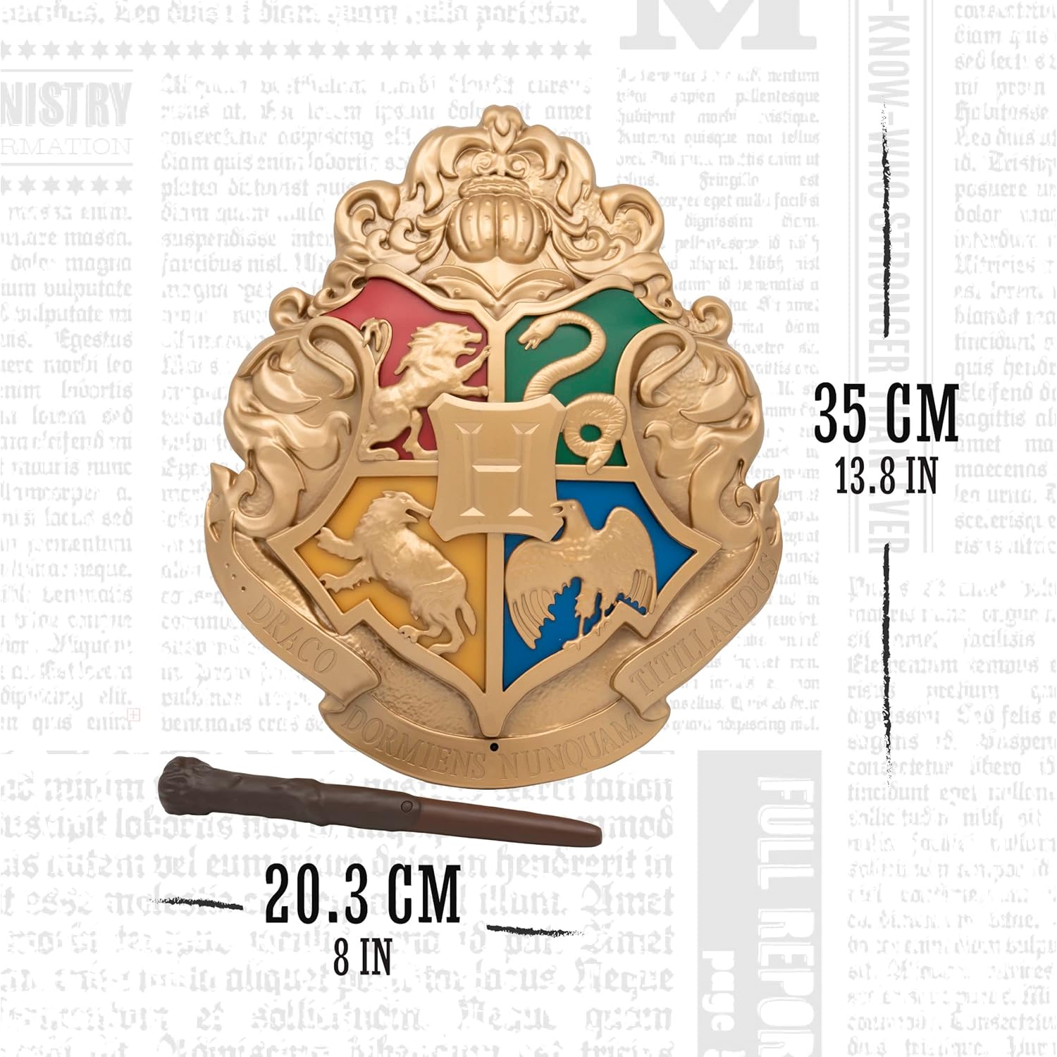 Insegna Hogwarts Luce Ufficiale Harry Potter - immagine 3