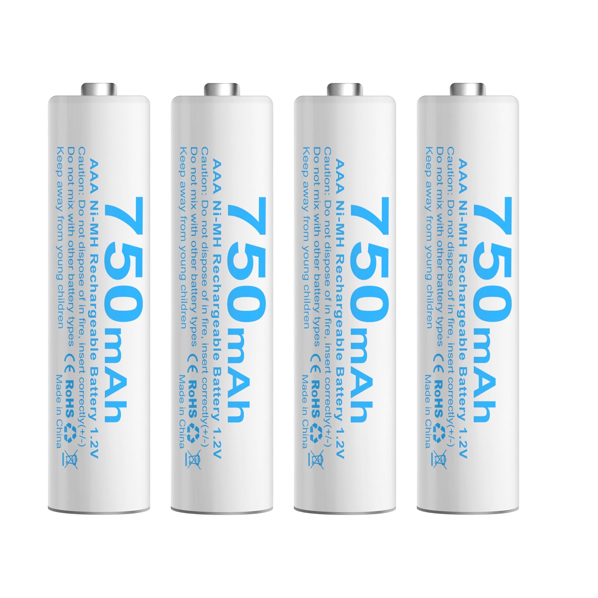 Batteria 8 x AAA HR03 di Ricambio Compatible con Telefoni Cordless Gigaset 750Mah (8)