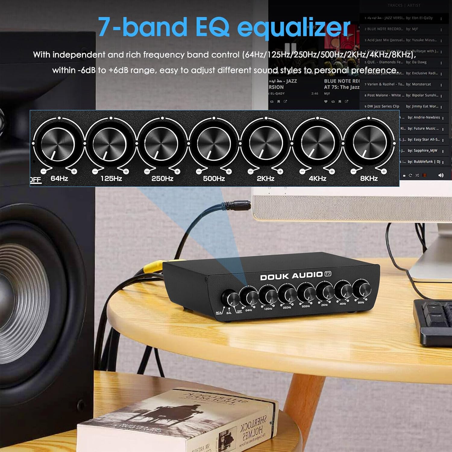 Douk Audio Equalizzatore a 7 Bande - immagine 2