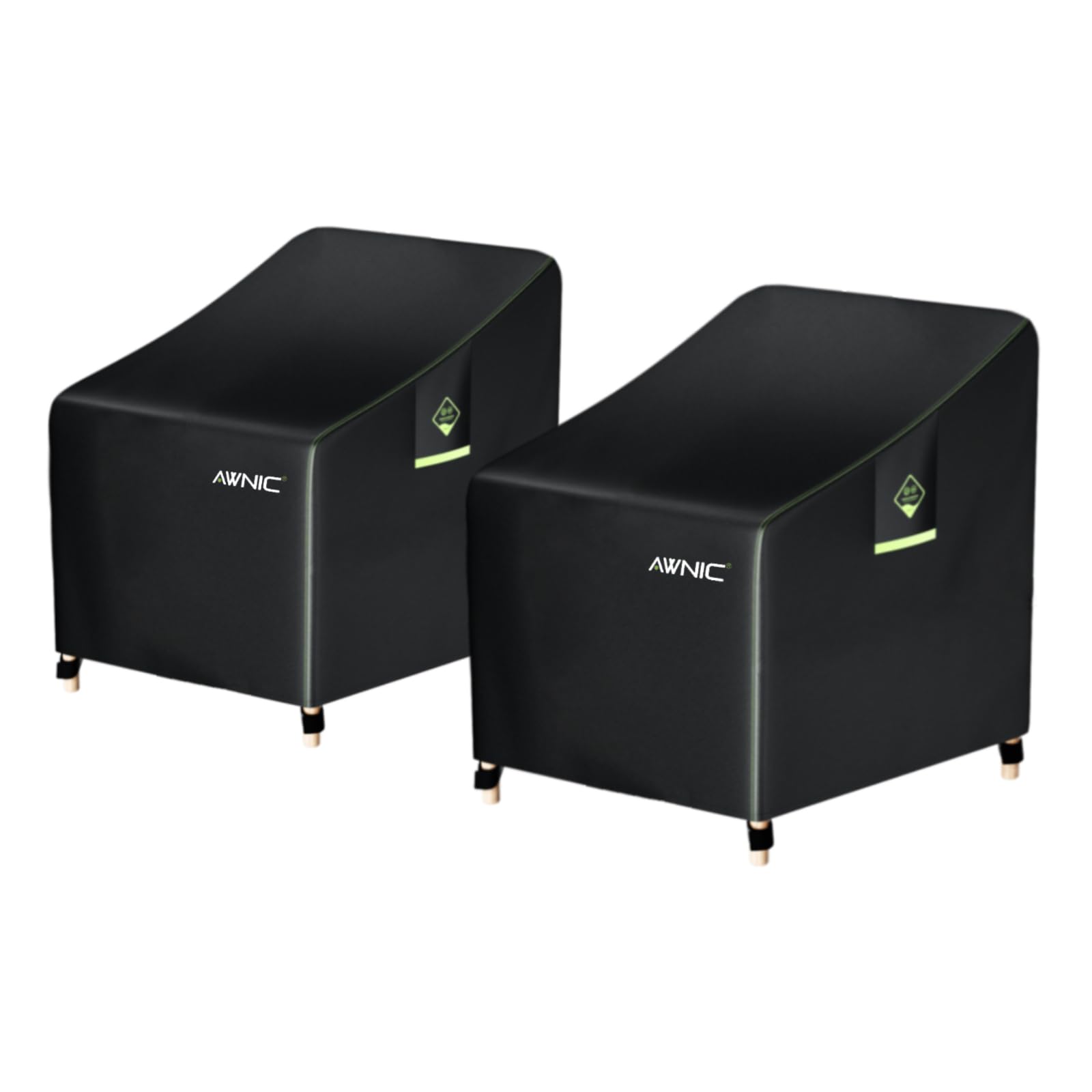 AWNIC Copri Poltrona da Giardino 420D Poliestere (2 pz)