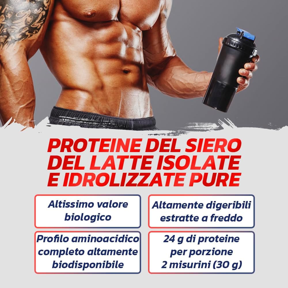 Prolabs Proteine WHEY ISO Isolate e Idrolizzate 2kg Frollino - immagine 2
