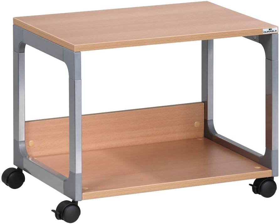 Durable 3710124 - System Multi Trolley 48, Argento Metallizzato / Faggio - immagine 1