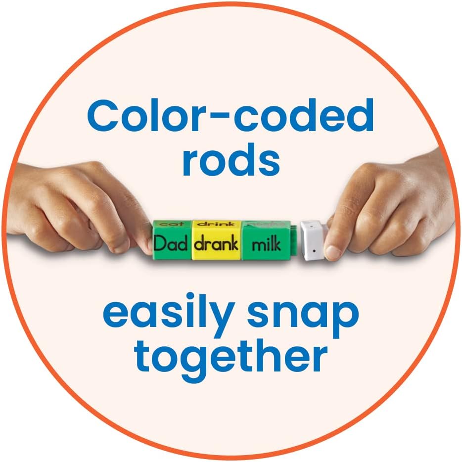 Learning Resources Mattoncini di Lettura Reading Rods - immagine 3