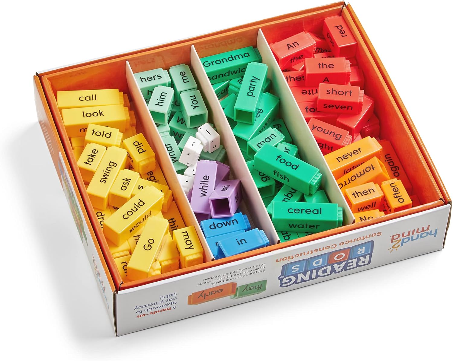 Learning Resources Mattoncini di Lettura Reading Rods - immagine 8