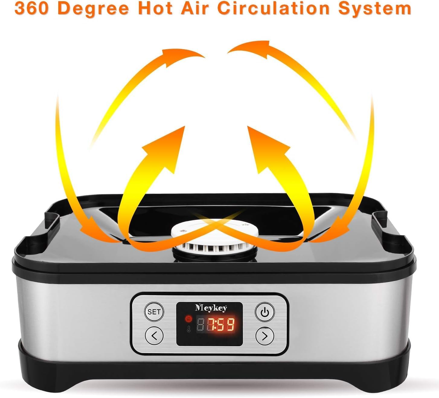 Essiccatore Alimentare 400W con Display LCD - immagine 5