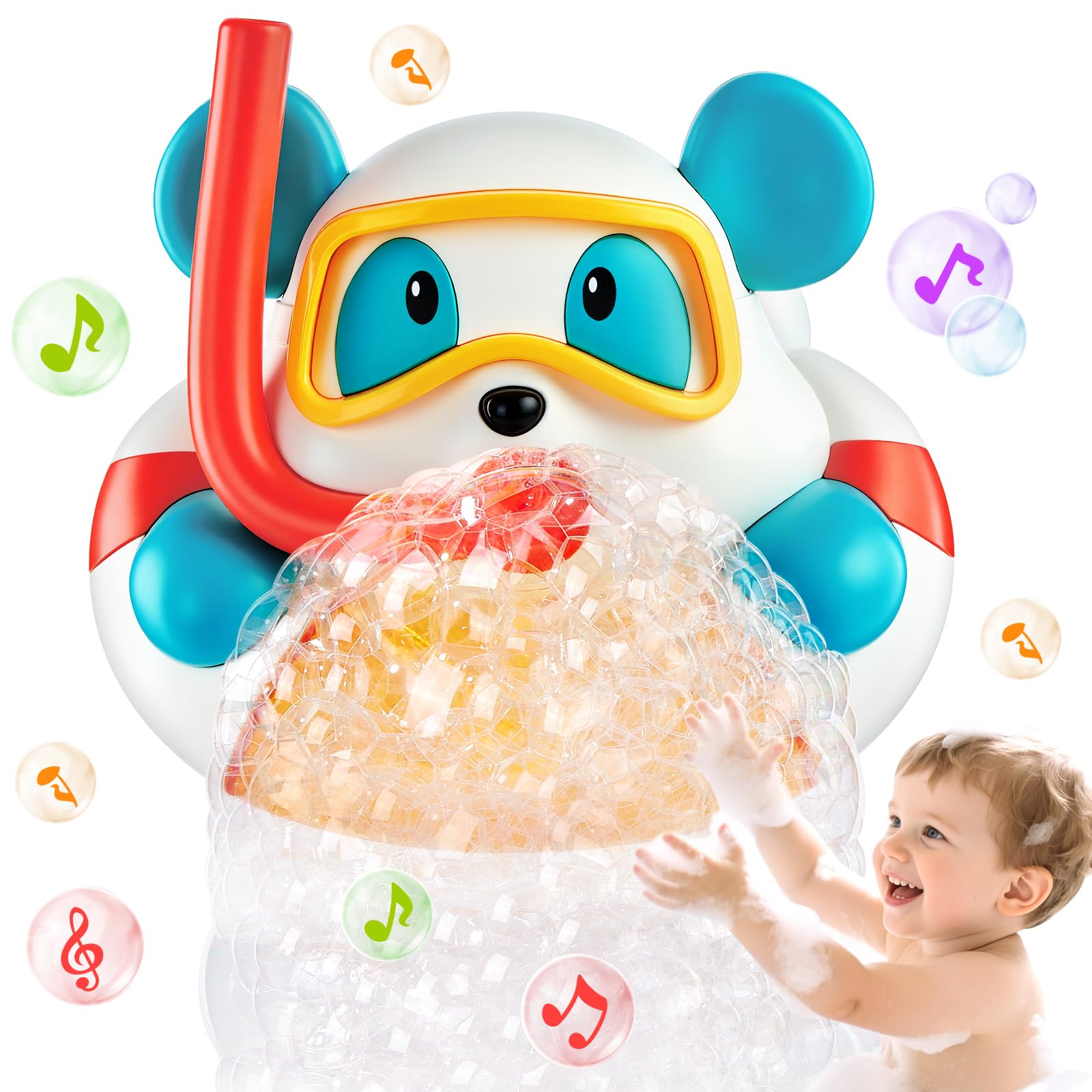 Giochi per Bagnetto - Generatore di Bolle Orso Musicale