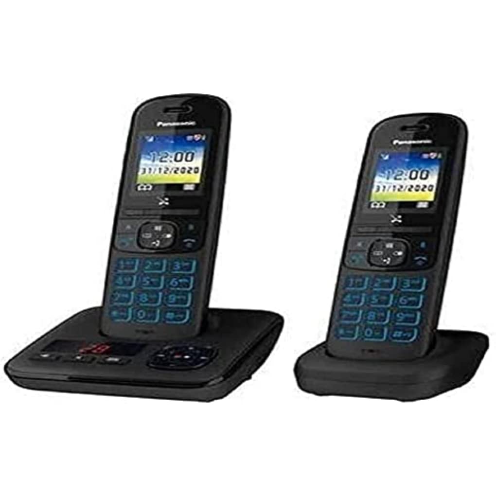 Panasonic KX-TGH722FRB - Telefono DECT Senza Fili, Nero