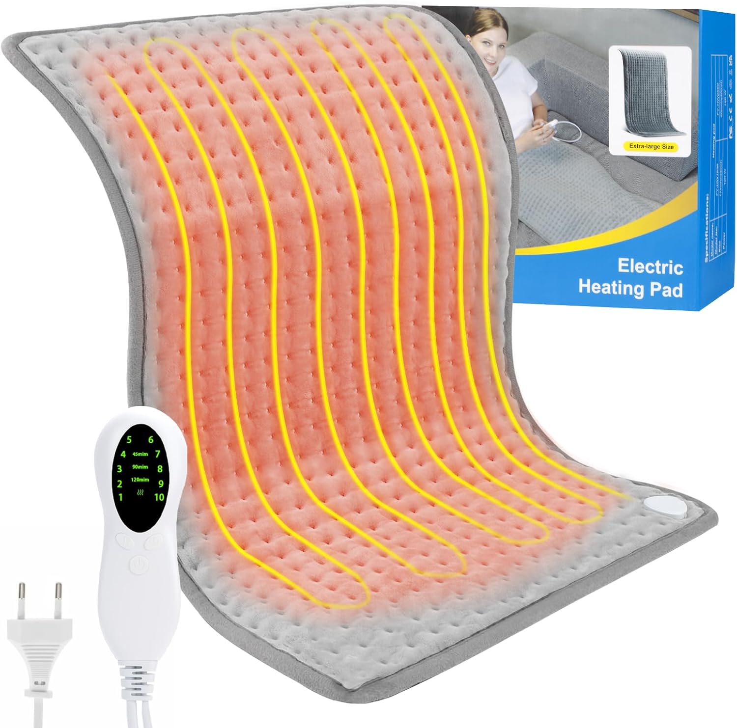Termoforo Elettrico 40x76cm Scalda Sonno - immagine 1
