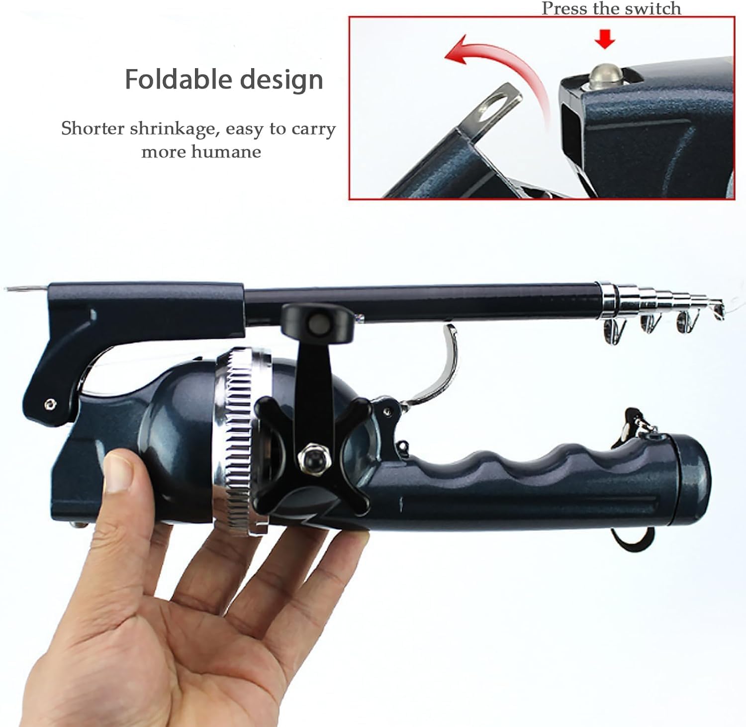 Dewin Canna da Pesca Integrata Pieghevole - immagine 2