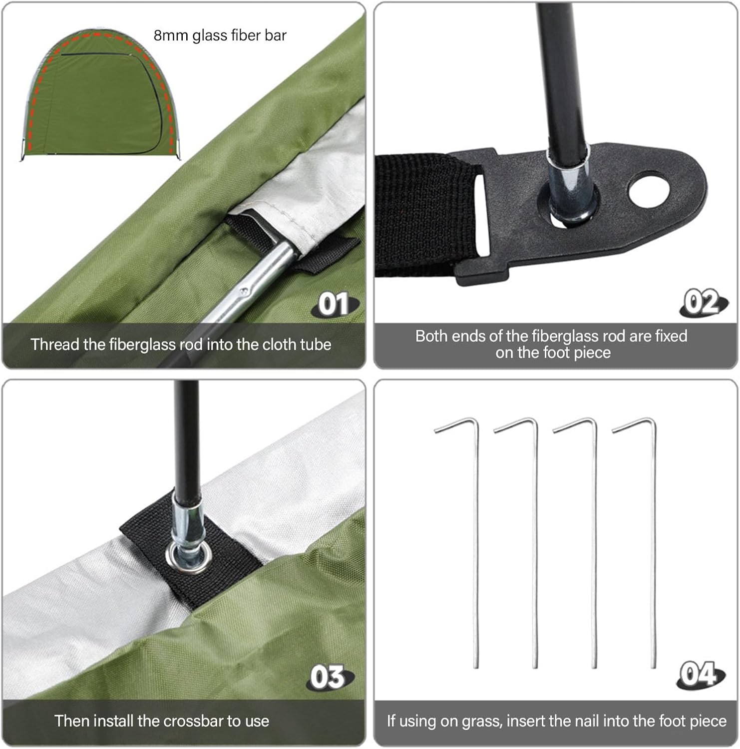 Tenda per Deposito Biciclette Portatile - immagine 5