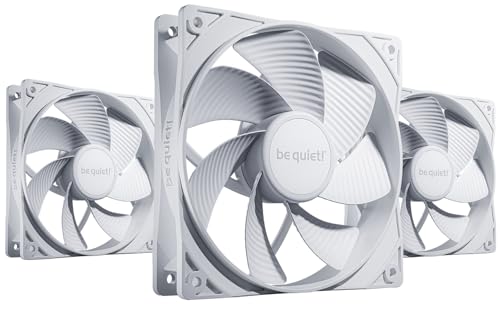be quiet! Pure Wings 3 L?fter, PWM, Reverse - 120mm, wei?, 3er-Pack