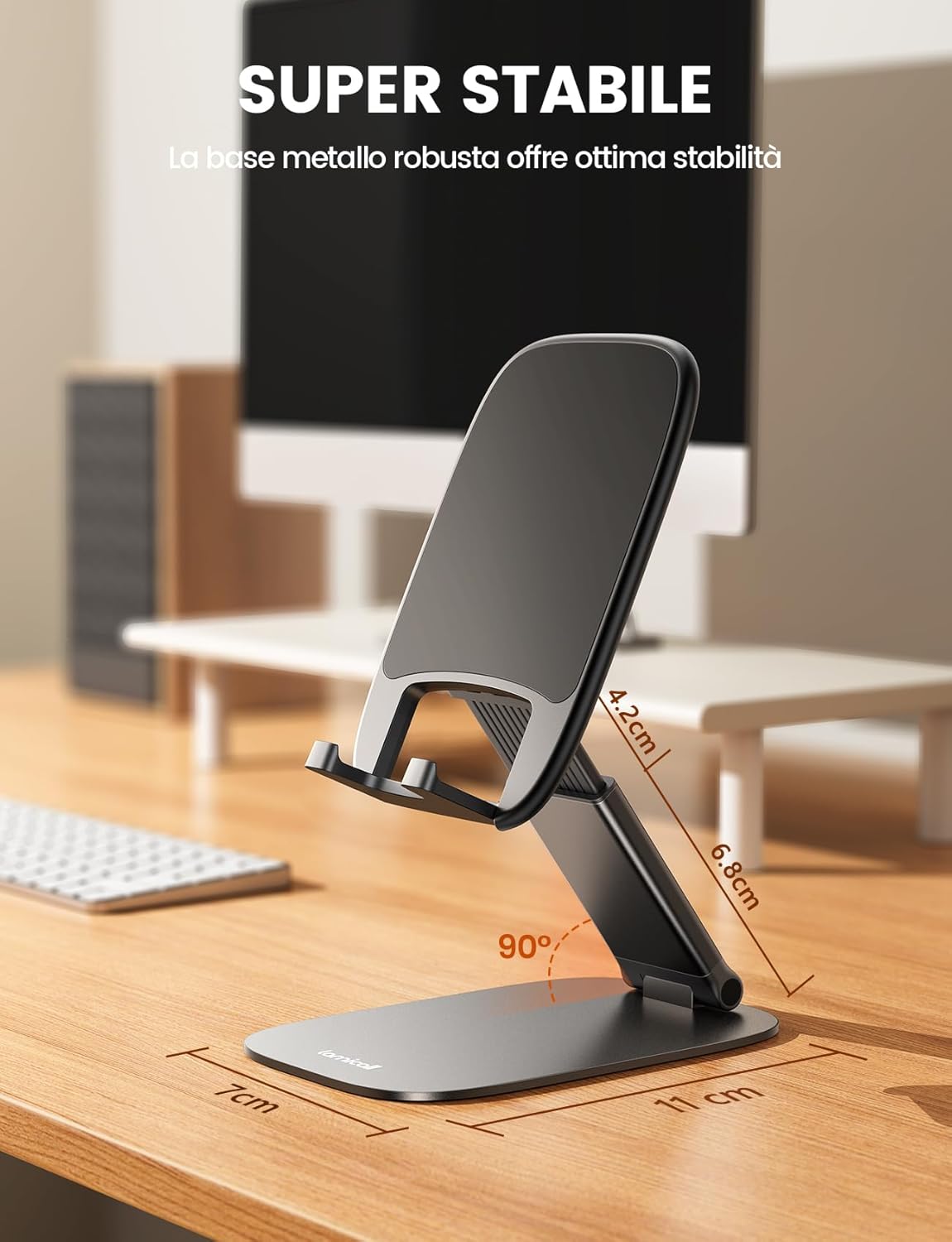 Lamicall Supporto Telefono Scrivania Pieghevole - immagine 5