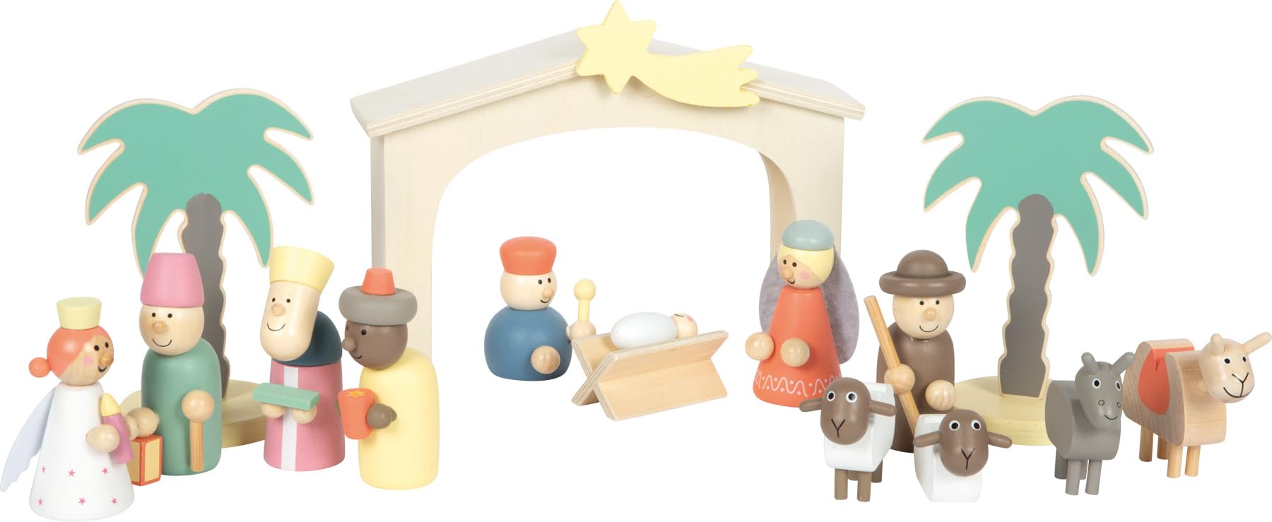 small foot Set Presepe in Legno Storia del Natale