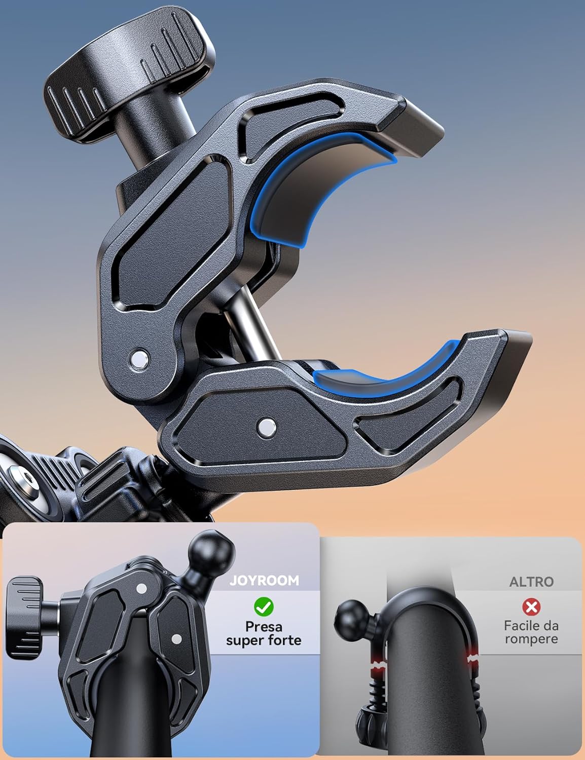 Joyroom 2025 Porta Cellulare Moto/Bici Anti-Vibrazione - immagine 5