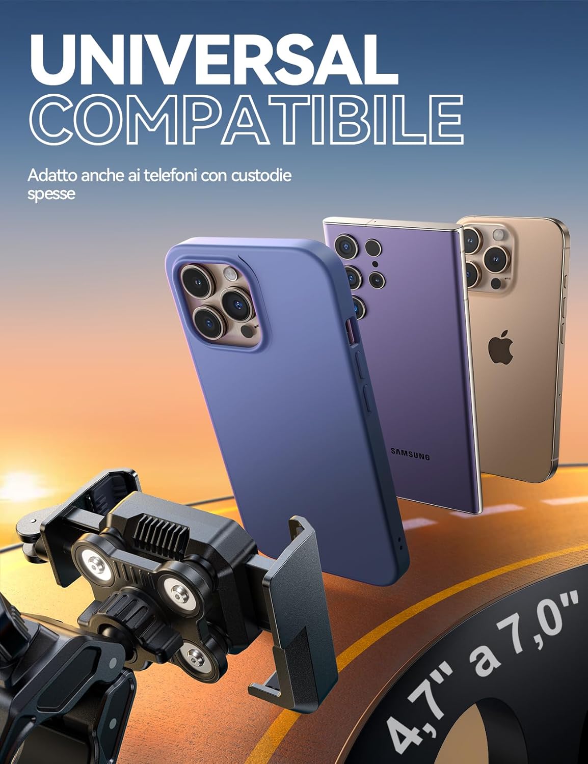 Joyroom 2025 Porta Cellulare Moto/Bici Anti-Vibrazione - immagine 7