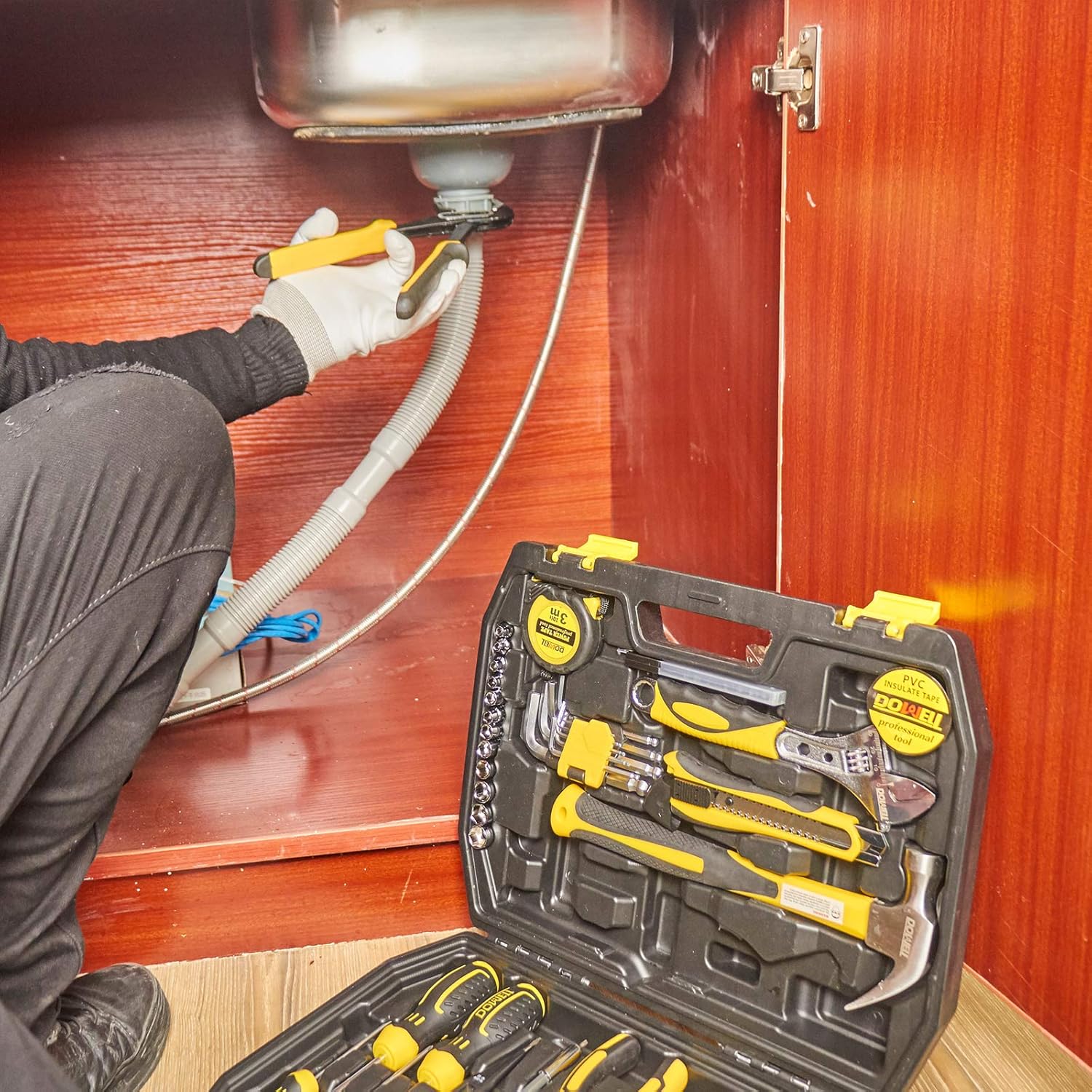 DOWELL Set Attrezzi 62 Pezzi per Casa - immagine 8