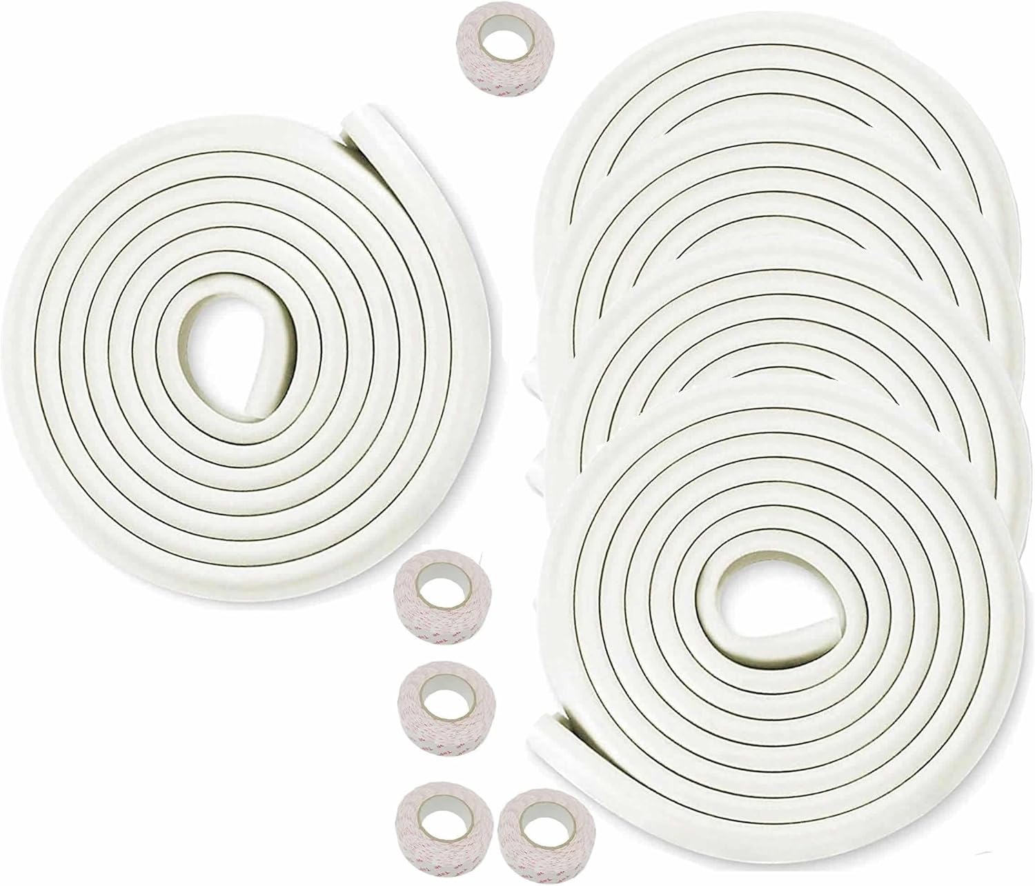 Protezione Bordi L-Forma 25M in Schiuma Off-Bianco - immagine 1