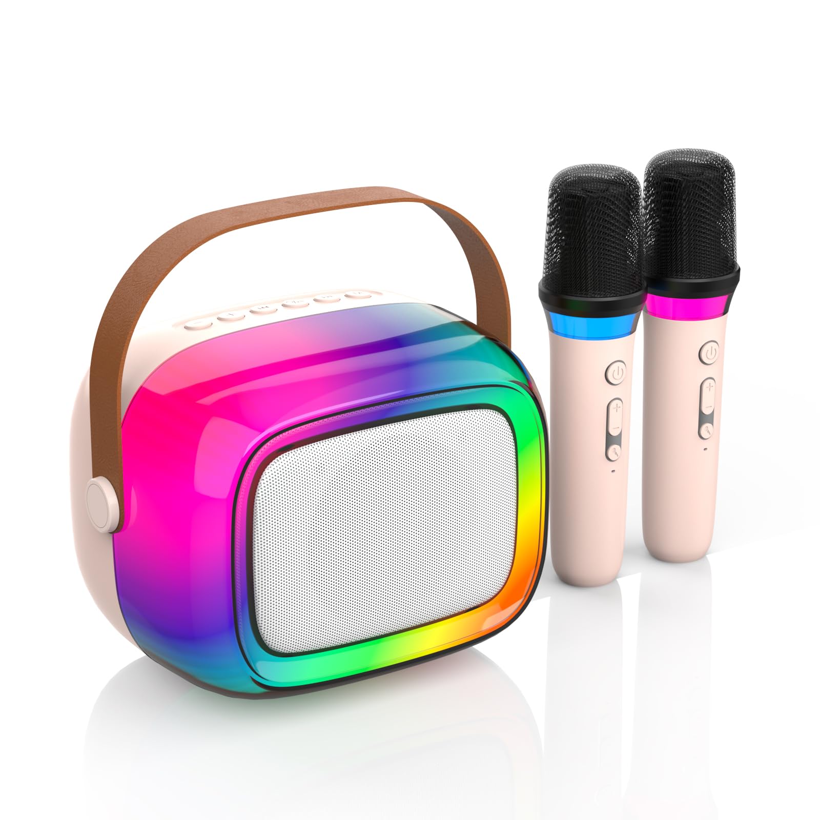 Guyucom Karaoke per Bambini con 2 Microfoni