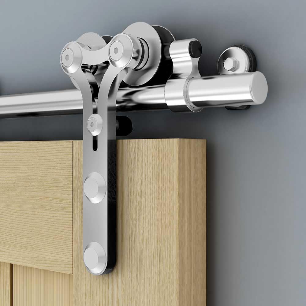 ETIASQSA Sistema per Porta Scorrevole 167cm Acciaio Inox