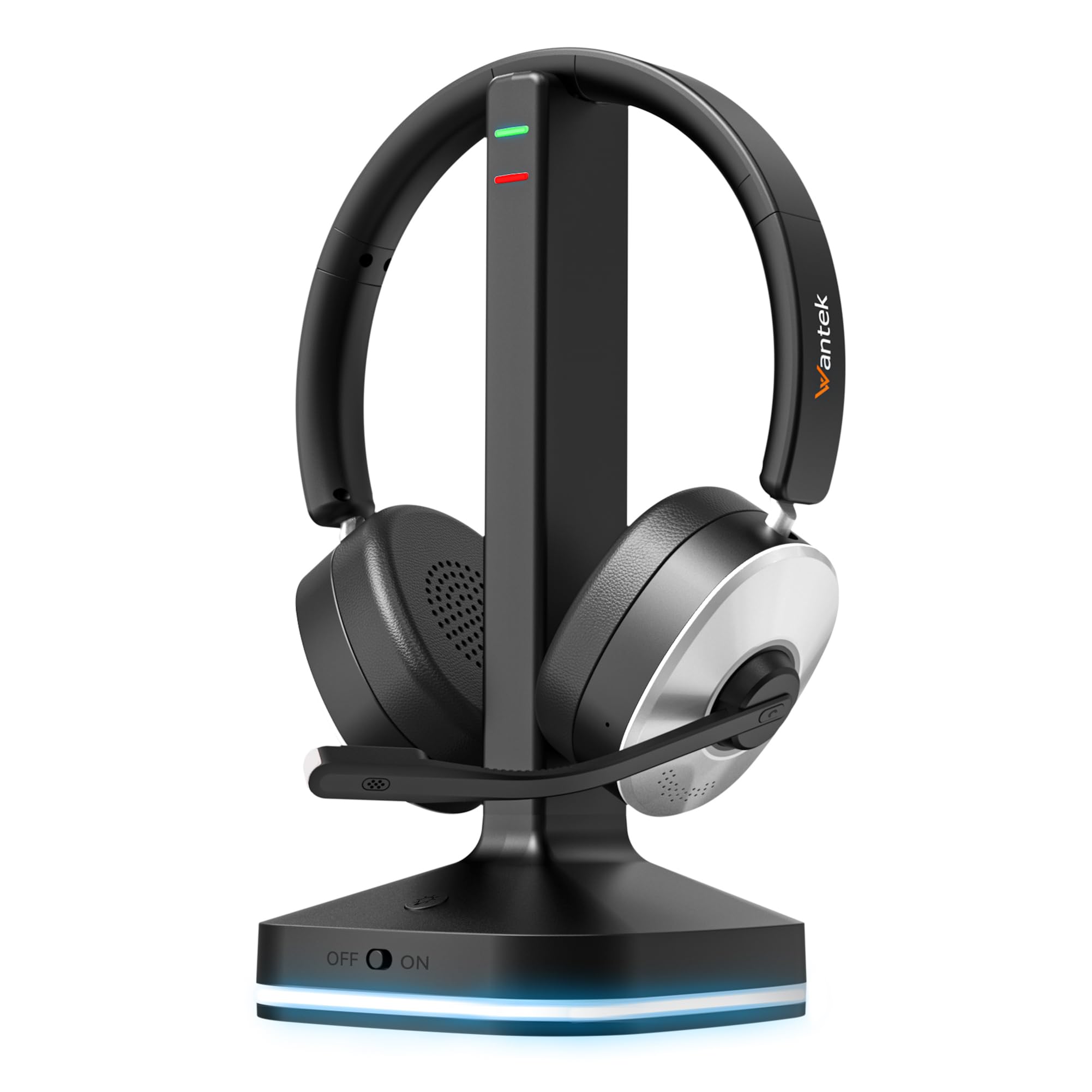 Wantek - Cuffie Bluetooth con Microfono e ANC