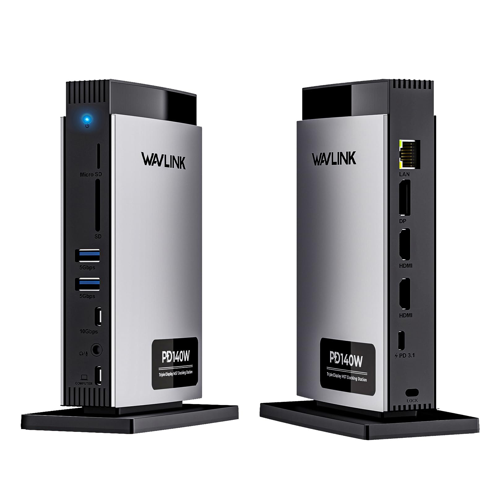 Wavlink Docking Station Triplo Display USB-C 125W