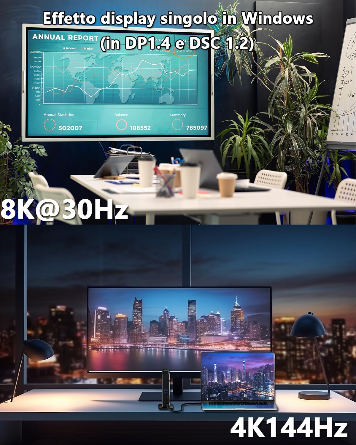 Wavlink Docking Station Triplo Display USB-C 125W - immagine 6