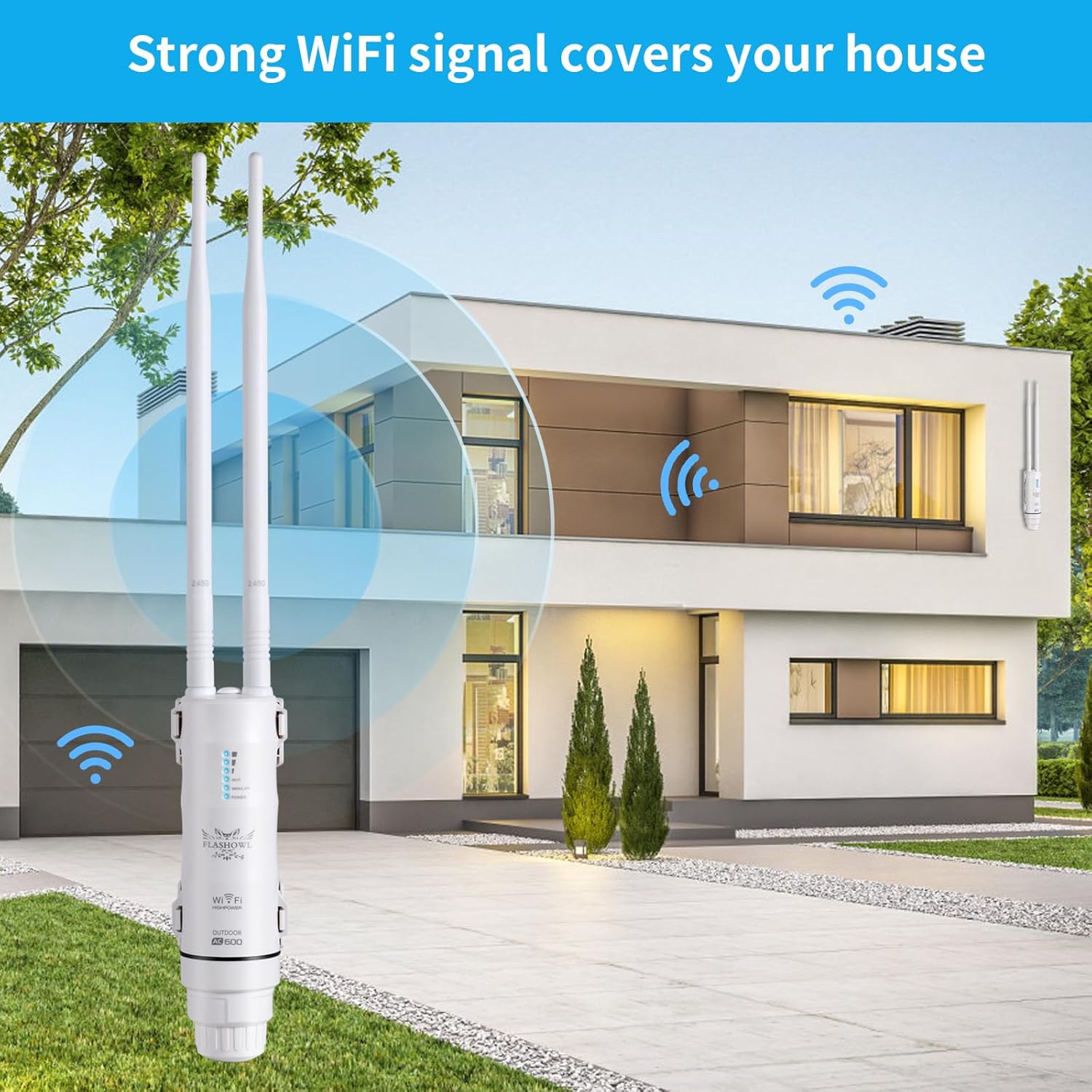 Antenna WiFi Esterna Impermeabile - immagine 5