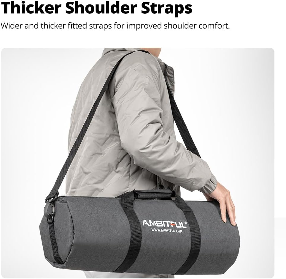 AMBITFUL Widened Version Tripod Carrying Case Bag (51.2in/130cm * Φ 13.3in/34cm) - immagine 6