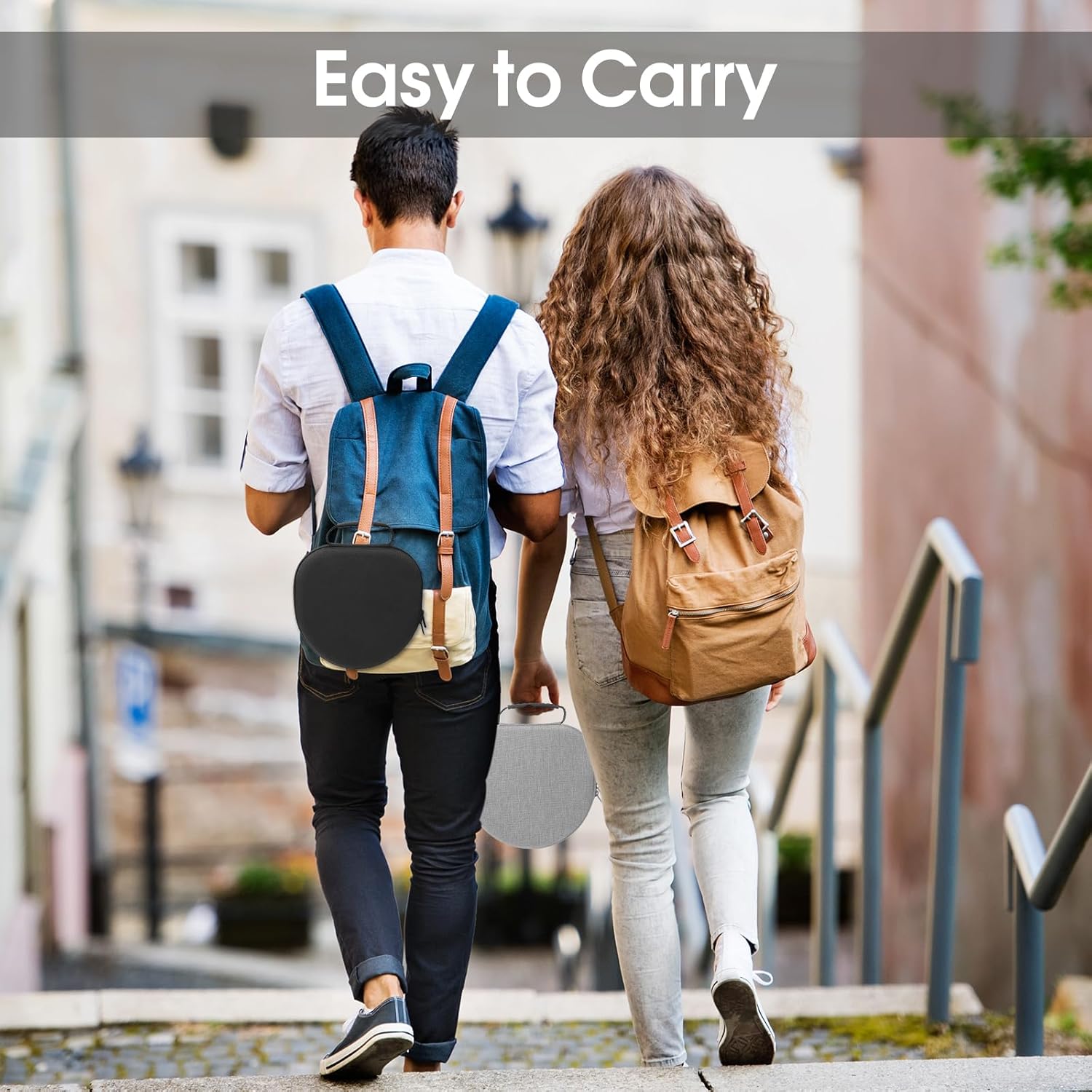 Procase Custodia Rigida per AirPods Max e Smart Case, Nera - immagine 6