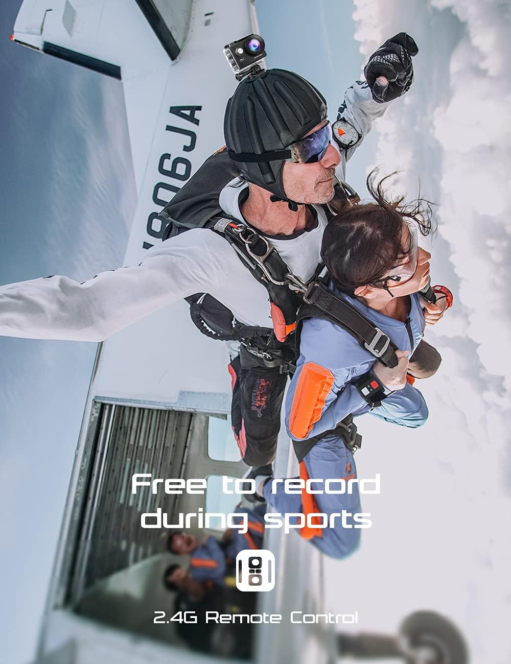 Apexcam 4K WiFi 20MP Action Cam Impermeabile 40M - immagine 4