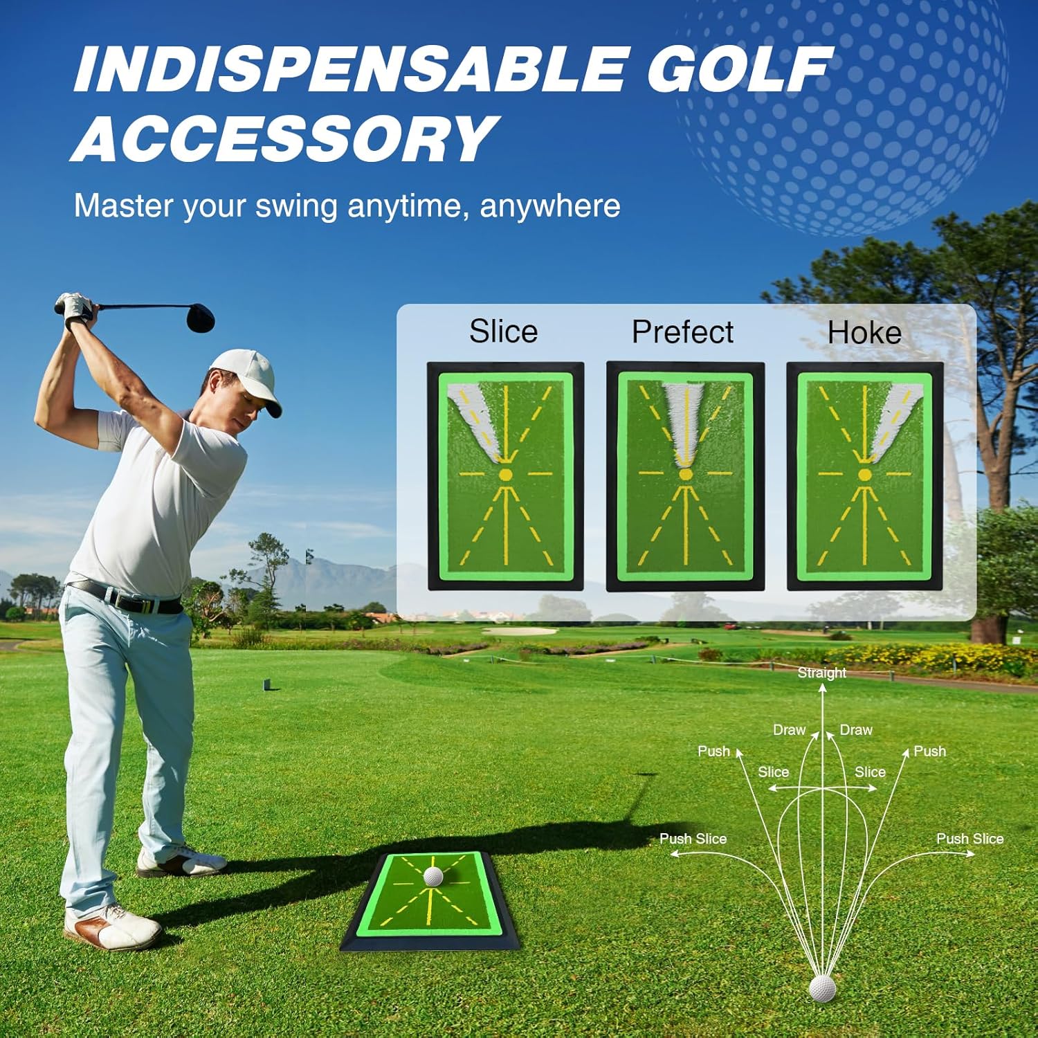 Tappetino da Golf & Tappetino per Swing - immagine 4