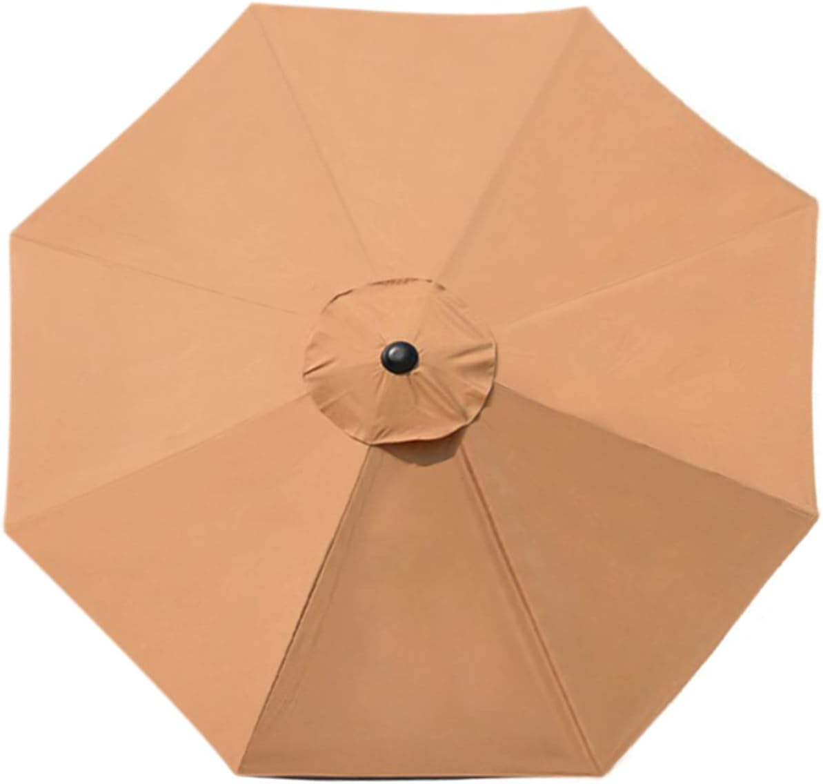 Hanobc Telo Ricambio Ombrellone 8 Costole, Cachi