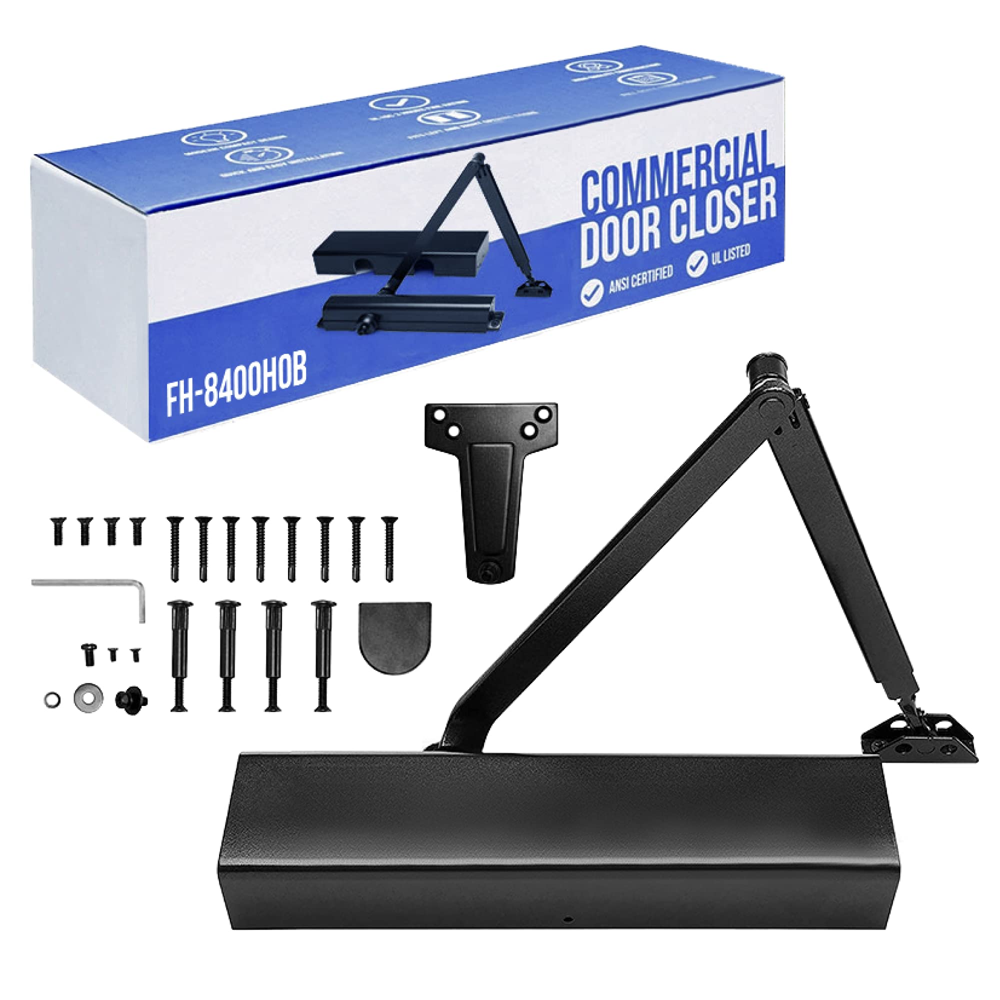 FORTSTRONG FH-8400 Hold Open Door Closer BRONZE