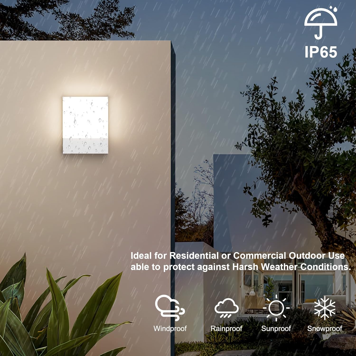 Klighten 2 Pezzi Lampade da Parete LED Esterno/Interno 24W - immagine 3