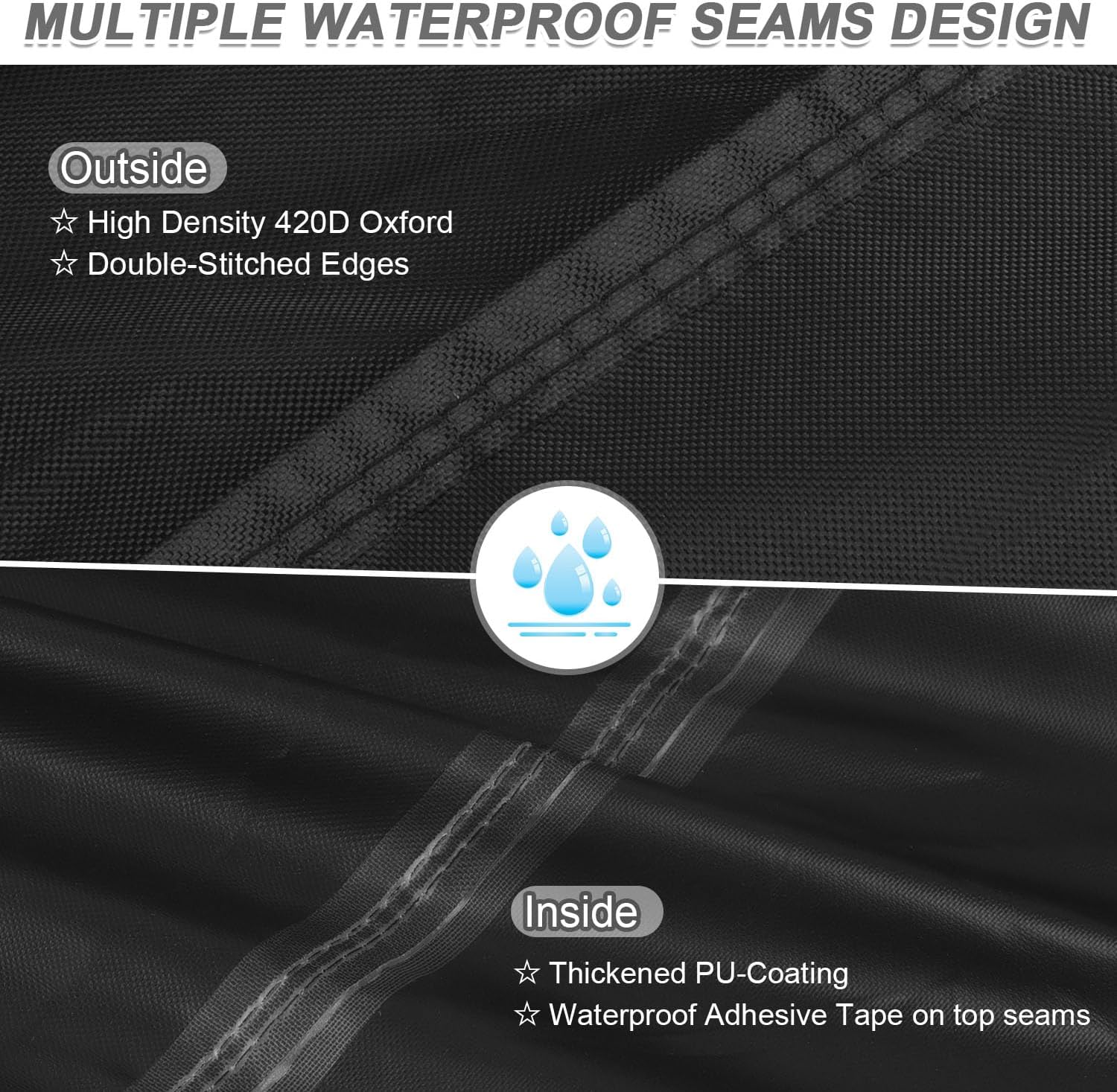 LAMUNI Copertura Tavolo Esterno 220x90x80cm - immagine 4