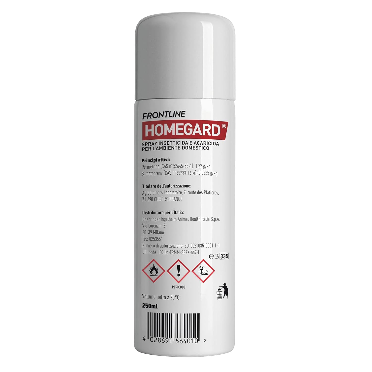 Frontline Homegard Spray Insetticida Antipulci 3x250ml - immagine 3